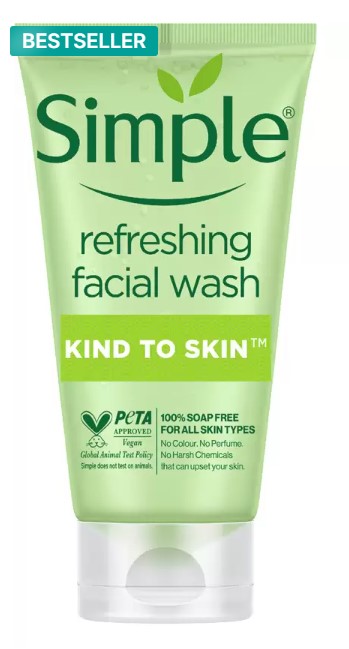 Simple Kind To Skin Refreshing Facial Wash Face Wash
