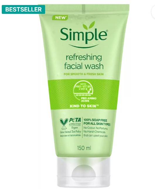 Simple Kind To Skin Refreshing Facial Wash Face Wash
