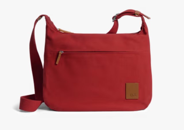 Crimson Red March Crossbody Bag Large