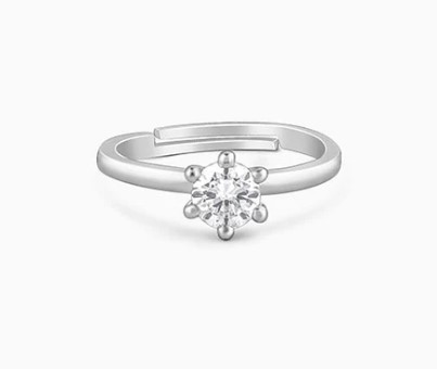 Silver Snowfall Ring