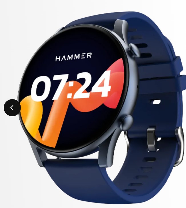 Hammer Glide 1.43" Amoled Round Dial Smart Watch