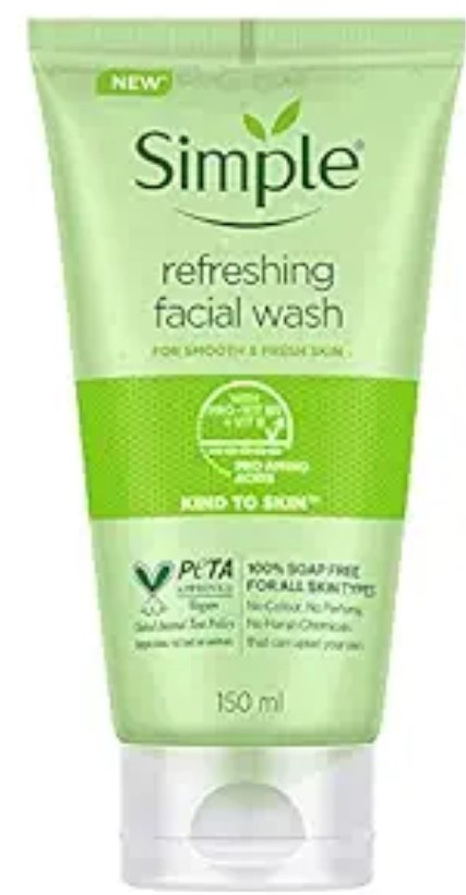 Simple Kind To Skin Refreshing Face Wash