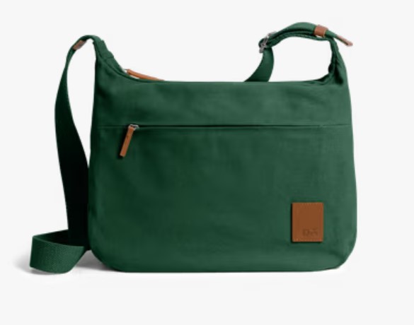 Forest Green March Crossbody Bag Large