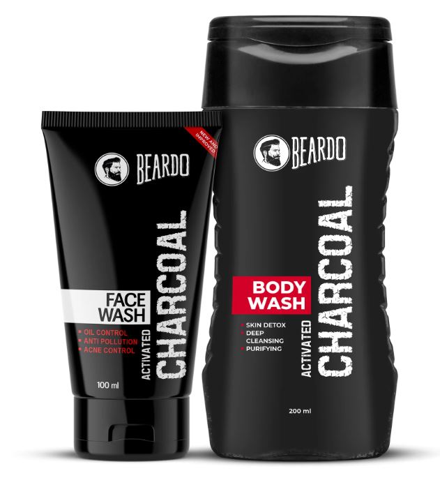 Charcoal Facewash & Charcoal Bodywash Combo