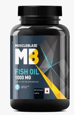 MuscleBlaze Fish Oil capsules