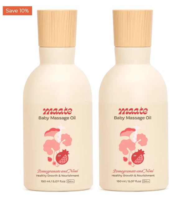 Natural Baby Massage Oil Combo