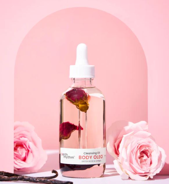 British Rose & Vanilla Body Oil