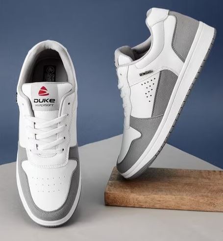 Men Panelled Lace-Up Sneakers