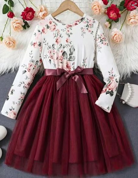 Floral Print Fit & Flare Dress
