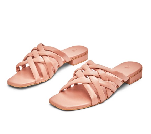 Blush Criss-Cross Flats